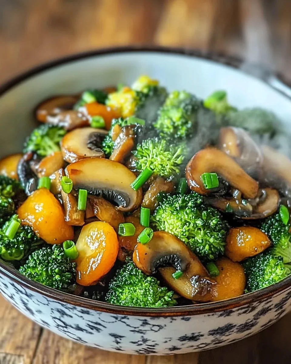 15-Minuten-Pfanne mit Champignons, Brokkoli und Karotten 23 15-Minuten-Pfanne mit Champignons, Brokkoli und Karotten