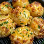 Air Fryer Cheesy Potatoes