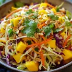 Asiatischer Spitzkohl-Mango-Salat
