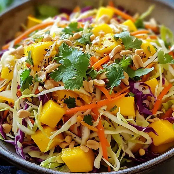 Asiatischer Spitzkohl-Mango-Salat
