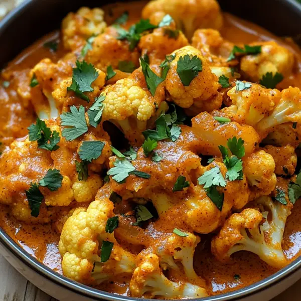 Blumenkohl Curry aus dem Backofen