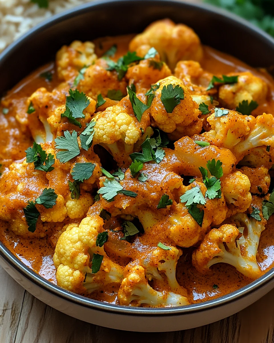 Blumenkohl Curry aus dem Backofen