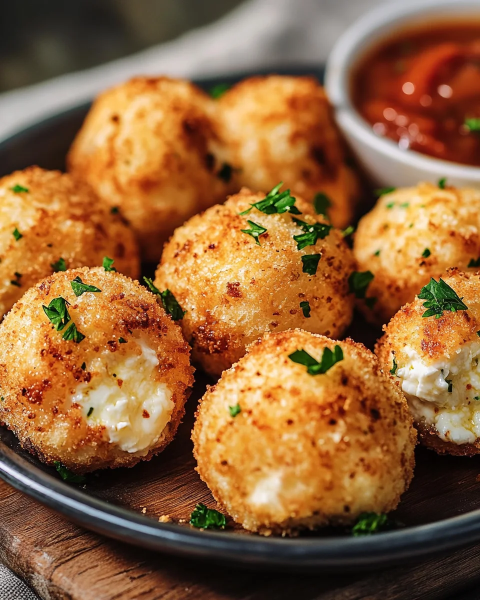 Blumenkohl-Mozzarella-Bällchen