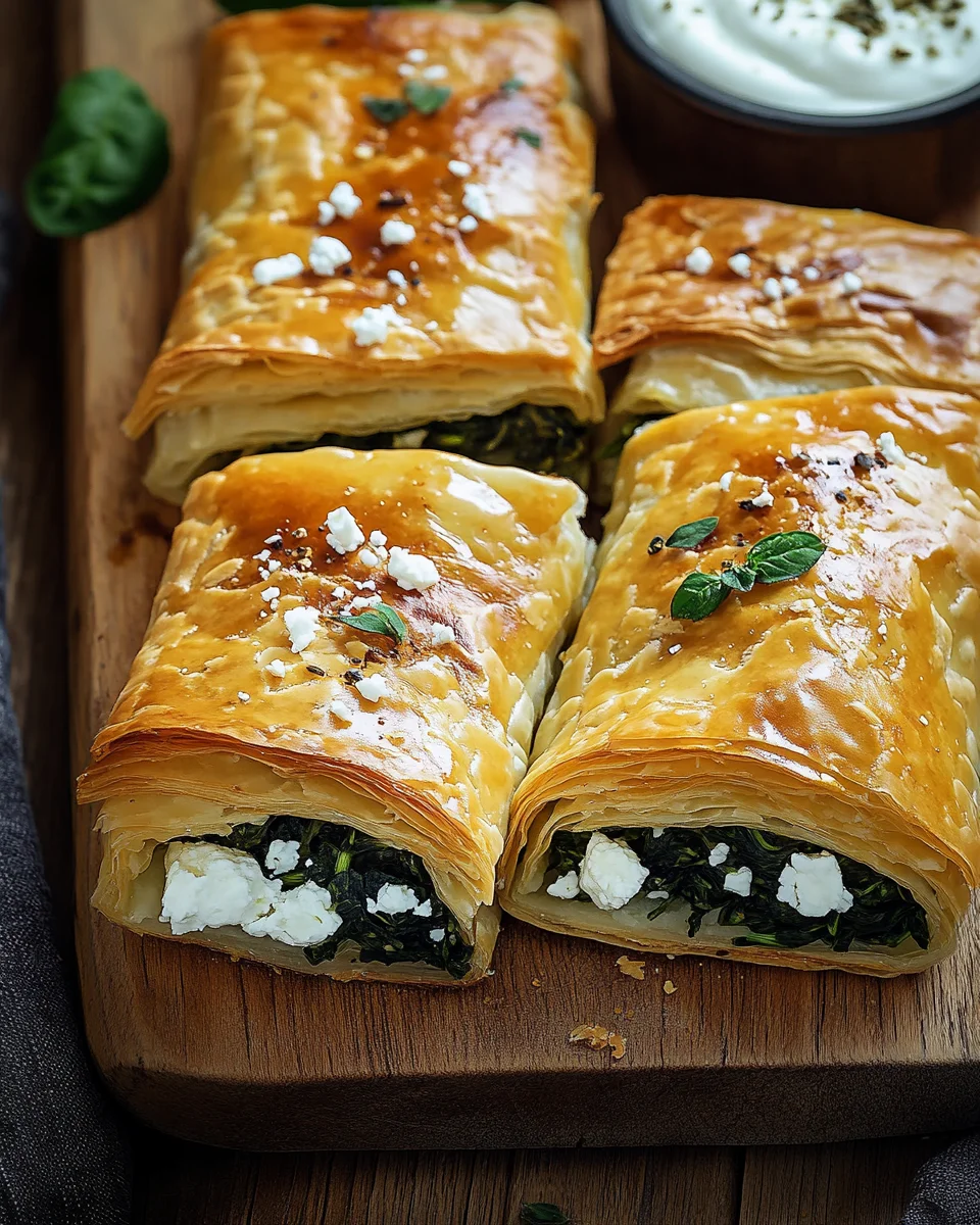Börek mit Spinat und Feta 20 Börek