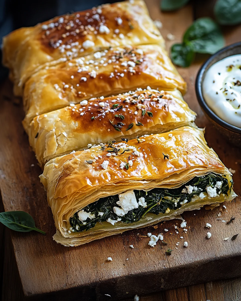 Börek mit Spinat und Feta