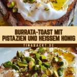 Burrata-Toast mit Pistazien und heißem Honig 18 Pinterest Hidden Image