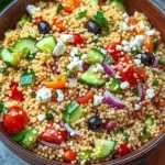 Couscous-Salat mit Feta