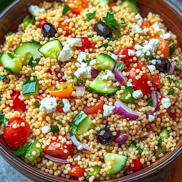 Couscous-Salat mit Feta