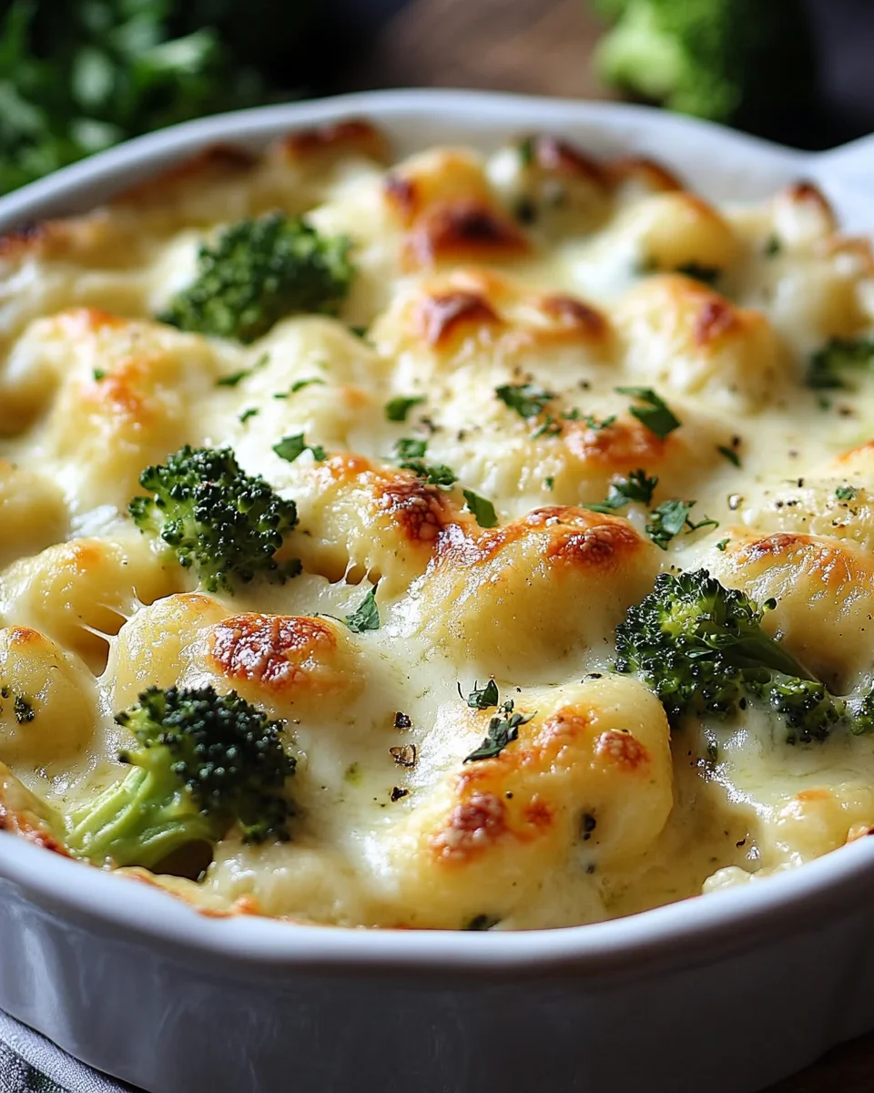 Cremiger Gnocchi Brokkoli-Auflauf 22 Cremiger