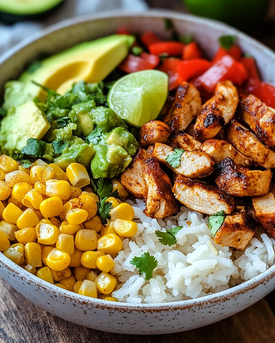 Fajita-Huhn-Burrito-Schüssel 20 Fajita-Huhn-Burrito-Schüssel
