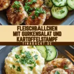 Fleischbällchen mit Gurkensalat und Kartoffelstampf 16 Pinterest Hidden Image