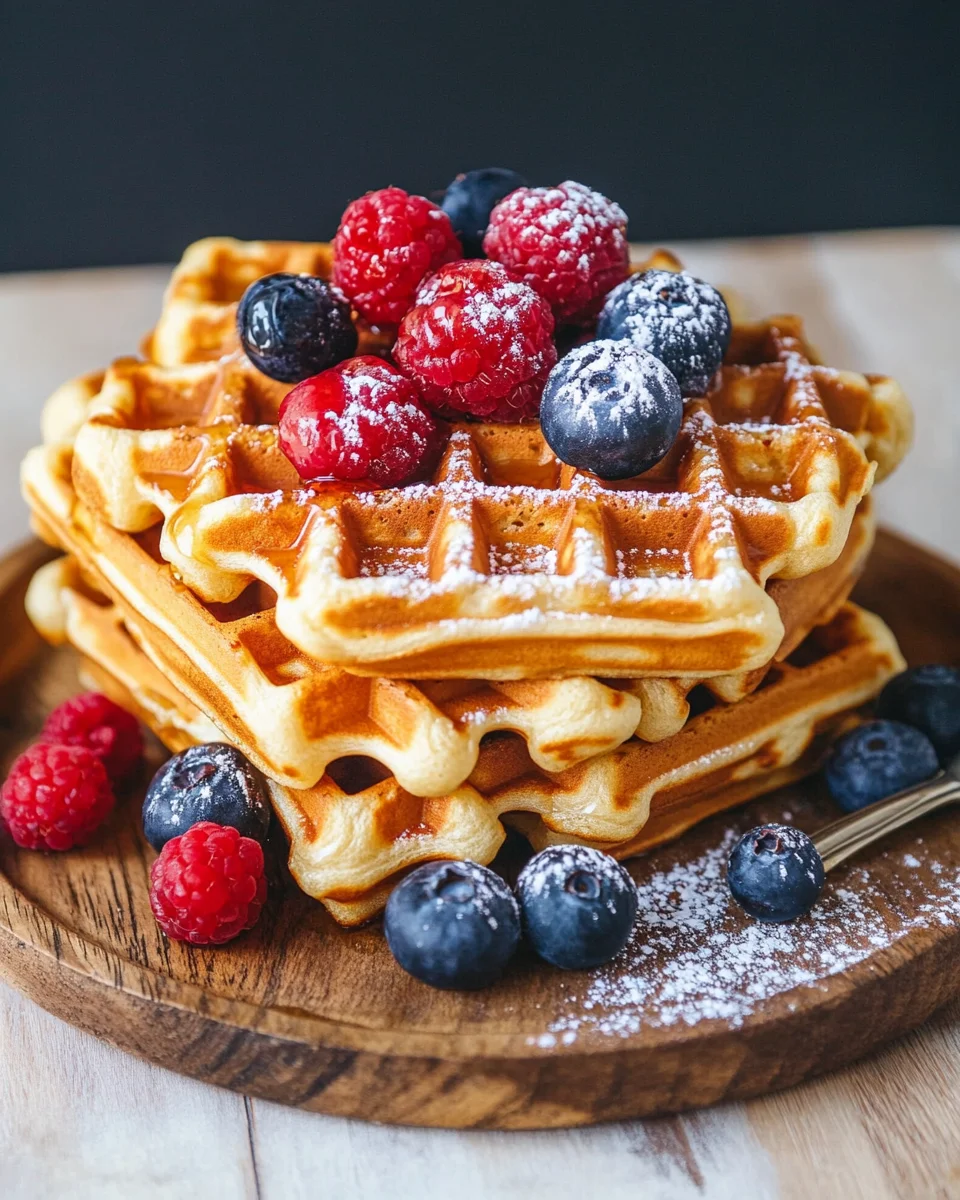 Fluffige Waffeln