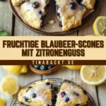 Fruchtige Blaubeer-Scones mit Zitronenguss 23 Pinterest Hidden Image