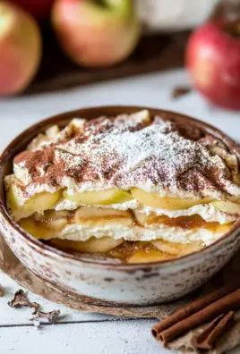 Fruchtiger Apfel Tiramisu ohne Ei - gelingsicheres und einfaches Rezept 24 Fruchtiger Apfel Tiramisu ohne Ei - gelingsicheres und einfaches Rezept