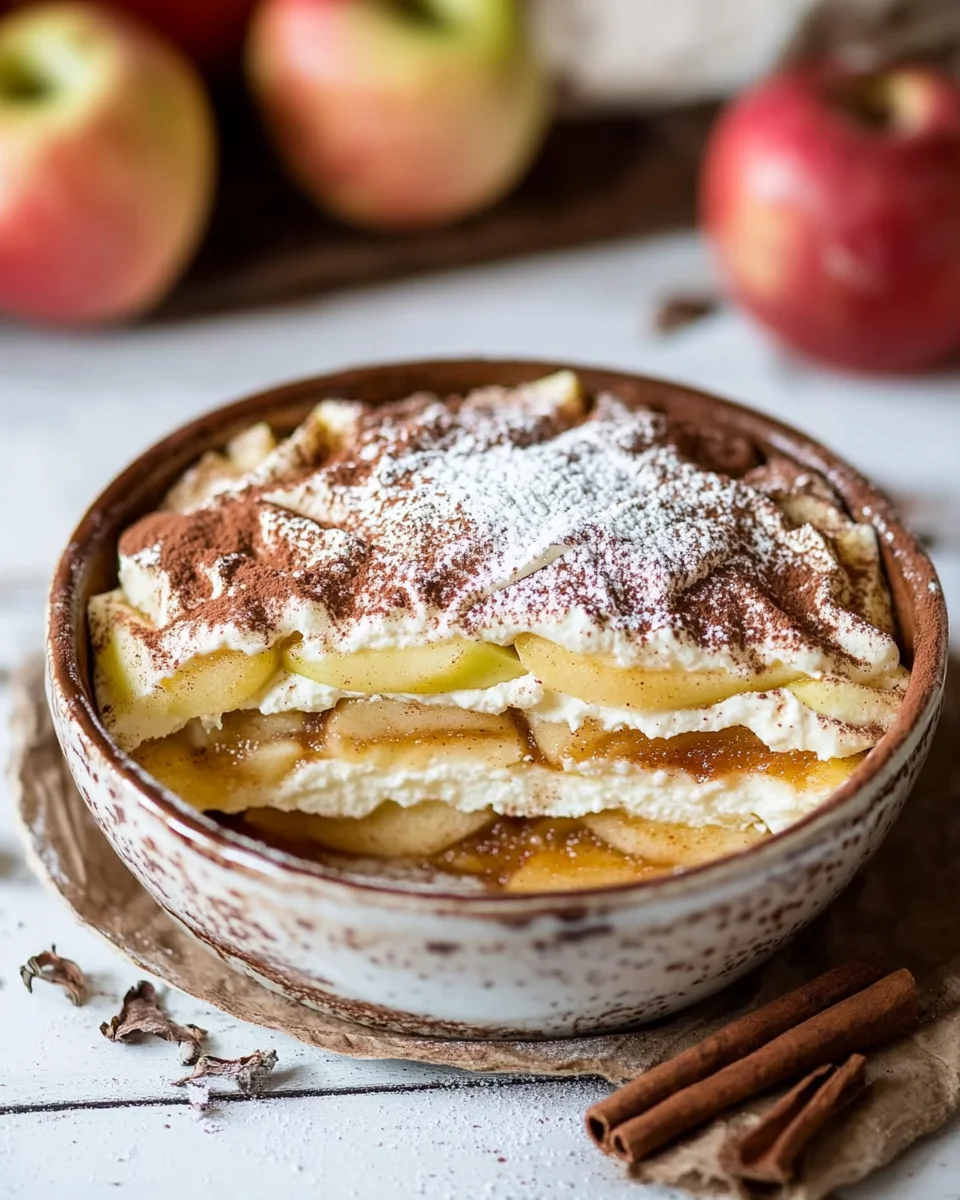 Fruchtiger Apfel Tiramisu ohne Ei - gelingsicheres und einfaches Rezept 24 Fruchtiger Apfel Tiramisu ohne Ei - gelingsicheres und einfaches Rezept
