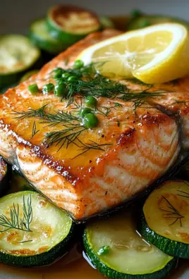 Gebratener Lachs mit Zucchini 30 Gebratener Lachs mit Zucchini