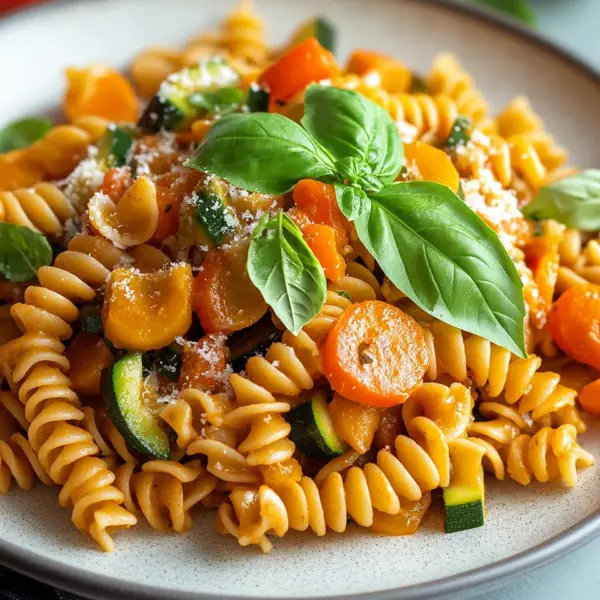 Gesunde Nudeln mit Gemüse-Soße Rezept