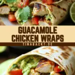 Guacamole Chicken Wraps 16 Pinterest Hidden Image