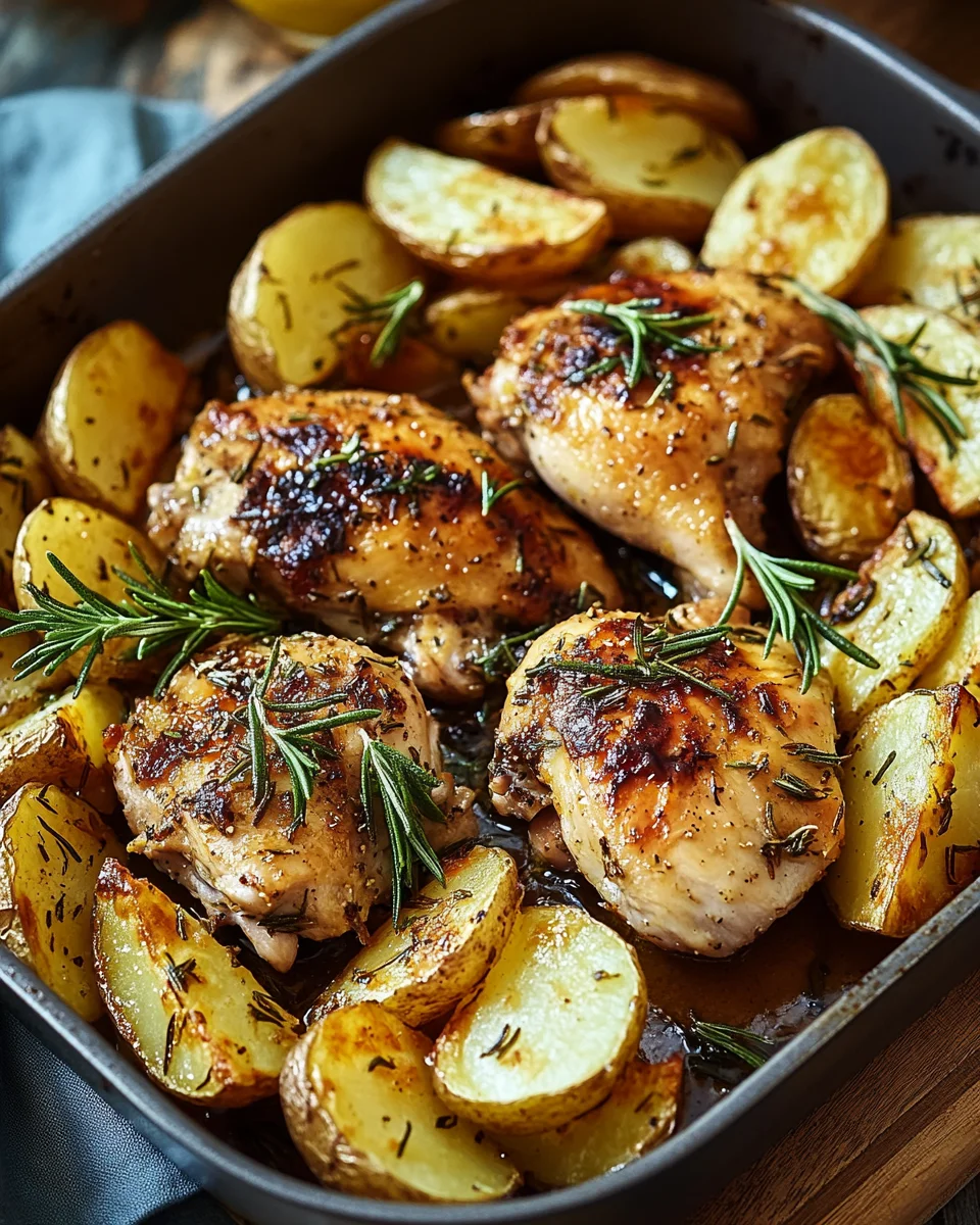 Hähnchen-Rosmarinkartoffel-Blech 18 Hähnchen-Rosmarinkartoffel-Blech
