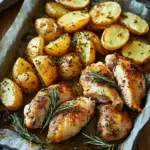 H&auml;hnchen-Rosmarinkartoffel-Blech