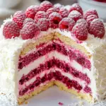Himbeer-Raffaello-Torte ohne Gelatine