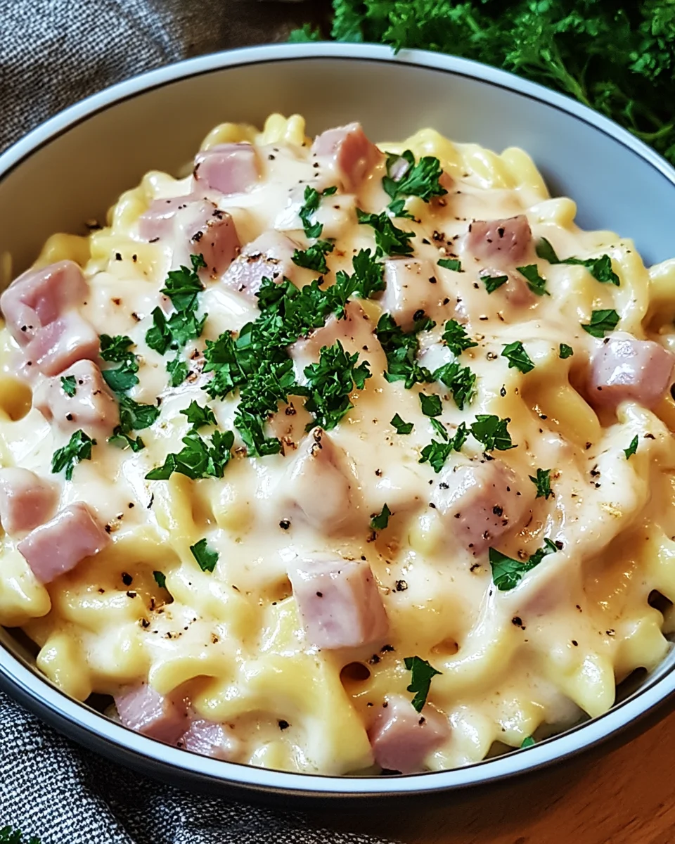 K&auml;se-Schinken-Sahne