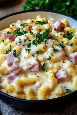 Käse-Schinken-Sahne Spätzle 29 Käse-Schinken-Sahne Spätzle