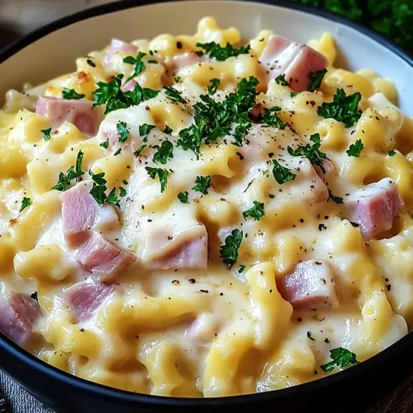 Käse-Schinken-Sahne Spätzle