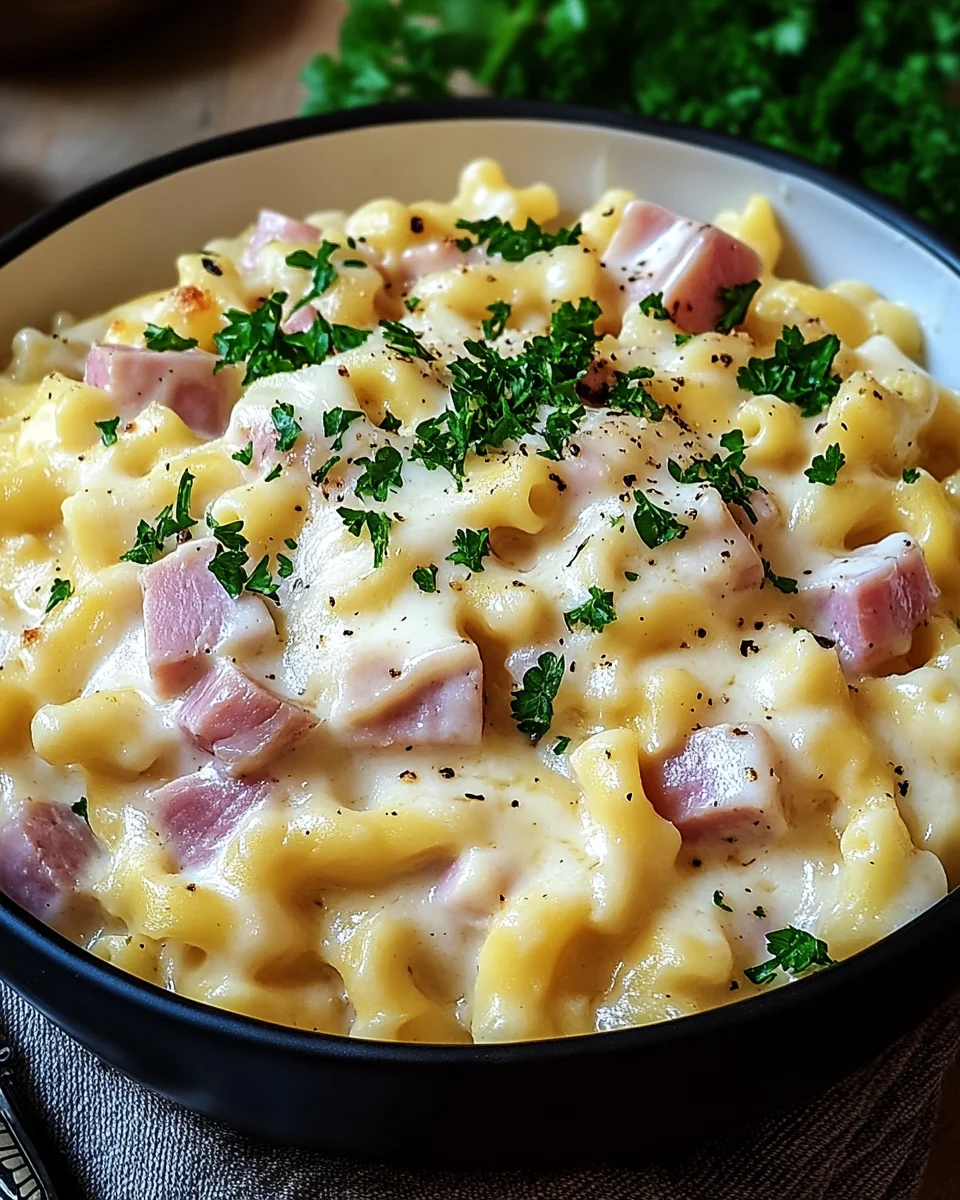 K&auml;se-Schinken-Sahne Sp&auml;tzle