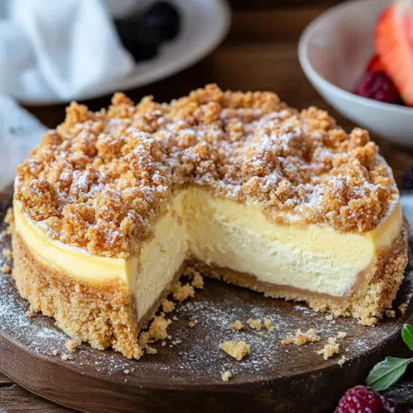 Käsekuchen mit Streusel