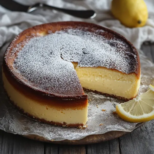 Käsekuchen ohne Boden