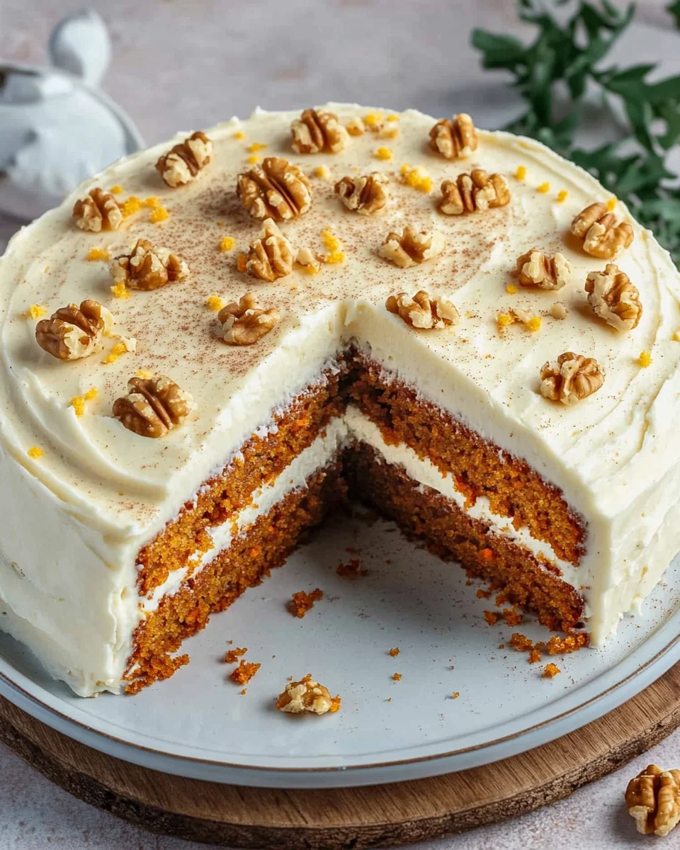 Karottenkuchen mit Frischkäse-Frosting 32 Karottenkuchen mit Frischkäse-Frosting