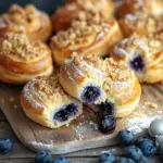 Kartoffelh&ouml;rnchen mit Blaubeeren & Streuseln