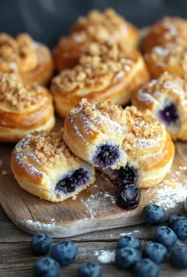 Kartoffelhörnchen mit Blaubeeren & Streuseln 19 Kartoffelhörnchen mit Blaubeeren & Streuseln