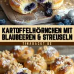 Kartoffelhörnchen mit Blaubeeren & Streuseln 24 Pinterest Hidden Image