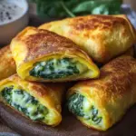 Kartoffeltaschen mit Spinat-Frischk&auml;se-F&uuml;llung genie&szlig;en!