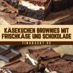 Käsekuchen Brownies mit Frischkäse und Schokolade 19 Pinterest Hidden Image