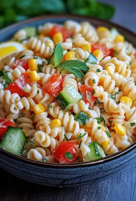 Kinder Nudelsalat mit Frischkäse 24 Kinder Nudelsalat mit Frischkäse