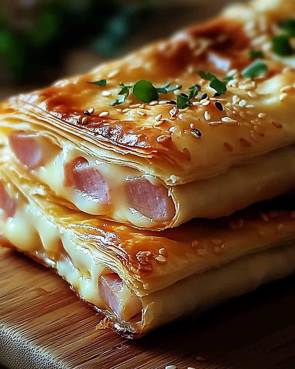 Knusprige Blätterteig-Schinken-Käse 21 Knusprige