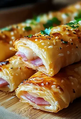Knusprige Blätterteig-Schinken-Käse 25 Knusprige Blätterteig-Schinken-Käse