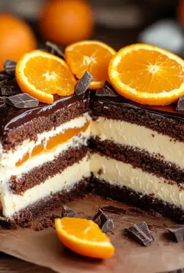 Lebkuchen-Torte mit Paradiescreme und Mandarinen 23 Lebkuchen-Torte mit Paradiescreme und Mandarinen