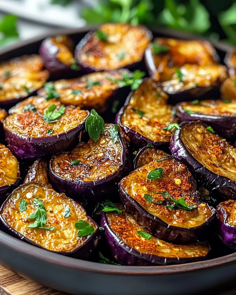 Low-Calorie Air Fryer Aubergine