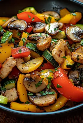Low-Carb Gemüsepfanne mit Geflügel 23 Low-Carb Gemüsepfanne mit Geflügel
