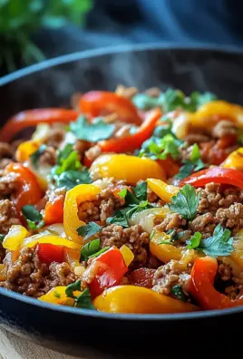 Low Carb Paprikapfanne mit Hackfleisch 25 Low Carb Paprikapfanne mit Hackfleisch