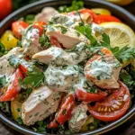 Mediterrane K&ouml;stlichkeit Tzatziki H&auml;hnchensalat