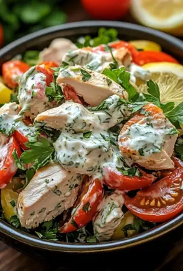 Mediterrane Köstlichkeit Tzatziki Hähnchensalat 21 Mediterrane Köstlichkeit Tzatziki Hähnchensalat