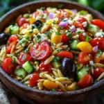 Mediterraner Orzo Salat
