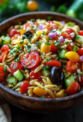 Mediterraner Orzo Salat 28 Mediterraner Orzo Salat