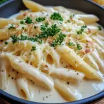 Nudeln in K&auml;se Sahne So&szlig;e