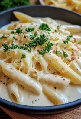 Nudeln in Käse Sahne Soße